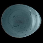 Блюдо глубокое 27,5х24 см, синее